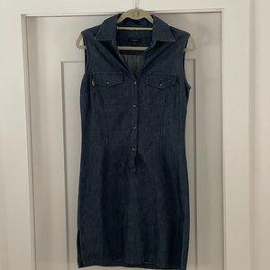 Burberry Denim Sleeveless Dress